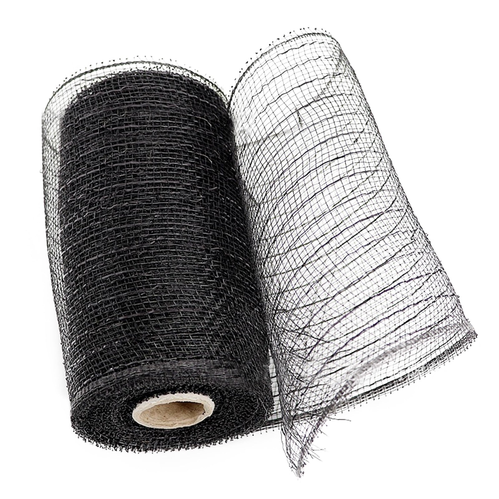JWDX Gift Yarn Clearance, Packaging Ribbon, Poly Mesh Ribbon with Metallic Foil Each Roll for Wreaths Swags Bows Wrapping and Decorating J.