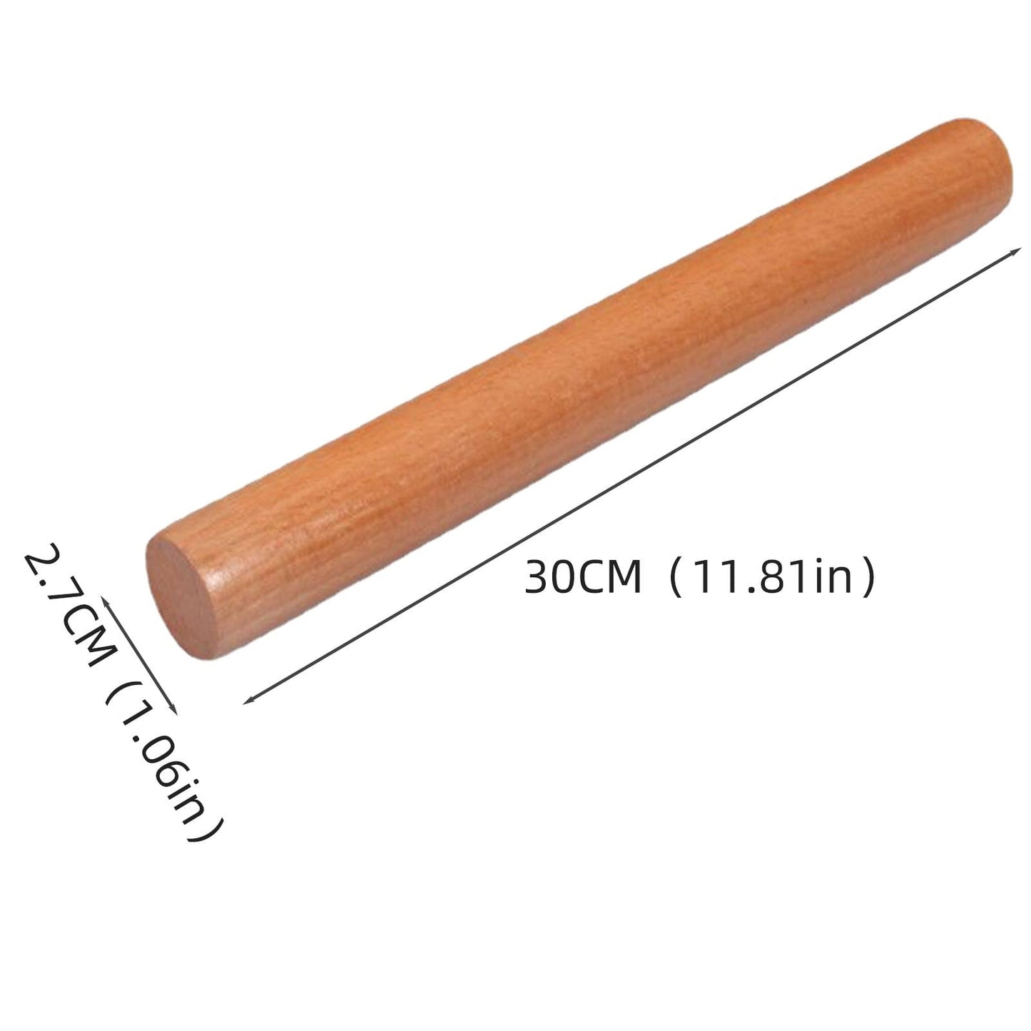 '+ 1X Rolling Pin, End of Year Clearance: Wooden Pizza Roller, Dumpling Christmas Wooden Silicone Rolling Pin Wood Adjustable Cookie Roll Pin C.