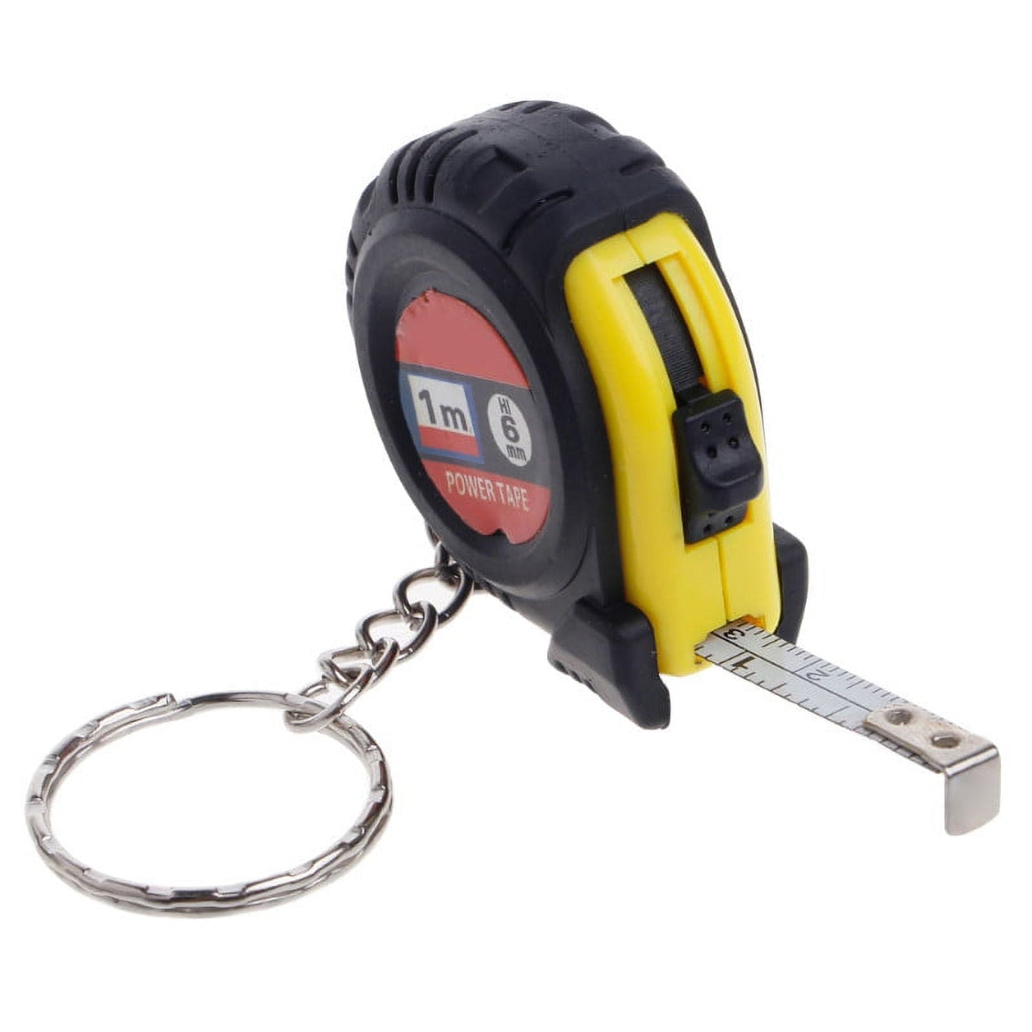 Ruler Retractable Tape Size Metric Measure 1m Pocket Chain color Key Random Tools & Home Improvement, Key ring design, you can it anywhere you want Random