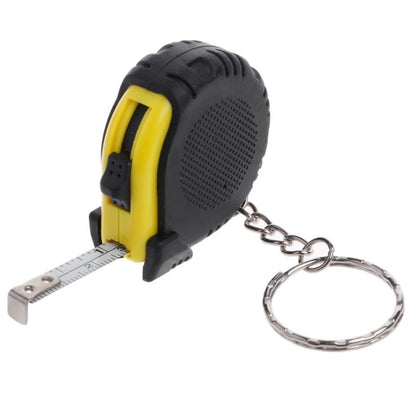 Ruler Retractable Tape Size Metric Measure 1m Pocket Chain color Key Random Tools & Home Improvement, Key ring design, you can it anywhere you want Random