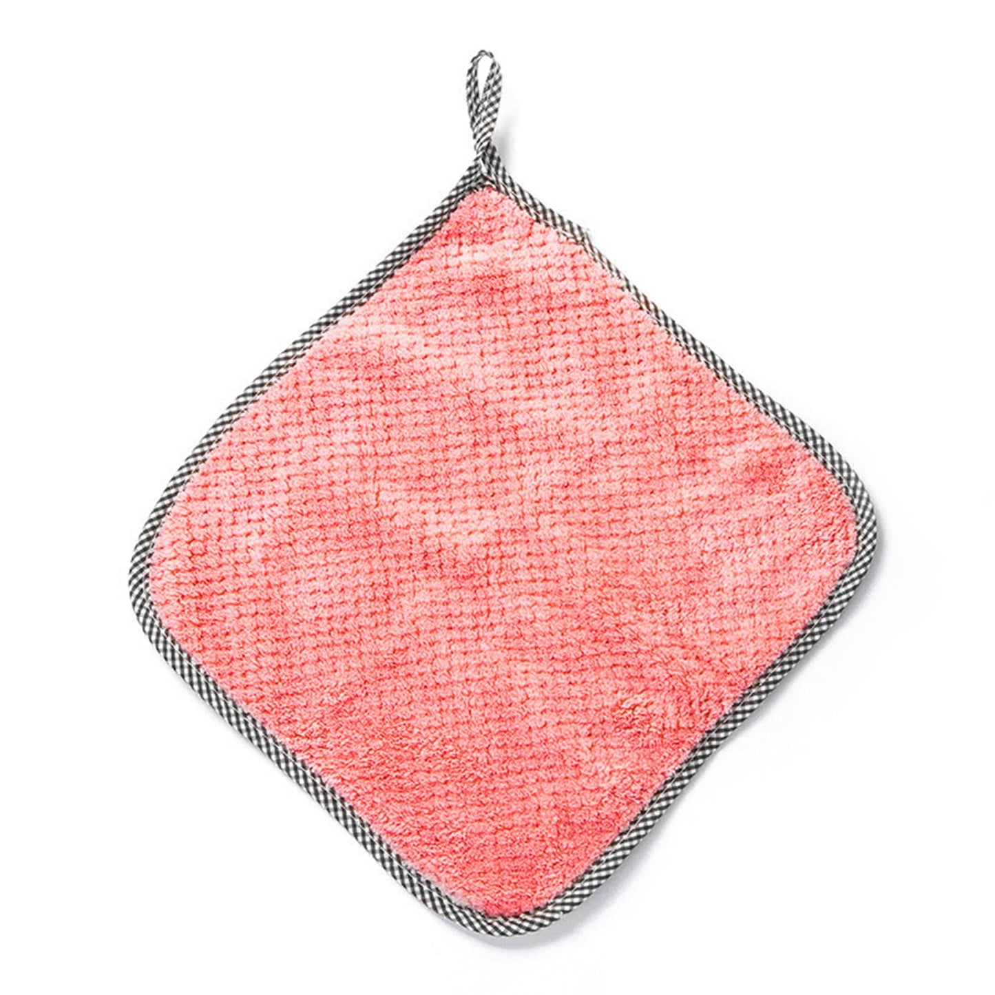 JWDX Wipes Clearance, 5Pcs Rag Dish Cloth Water Absorption Thickening Pot Washing Towel Table Home Kitchen Dishcloth Pink