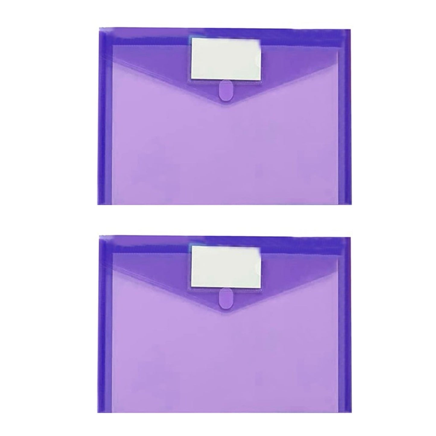 Zip Pencil 2 Pack Plastic Envelopes Poly Envelopes Sooez Clear Document Folders Us Letter A4 Size Newyear Arrival! Blue Purple