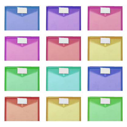 Zip Pencil 2 Pack Plastic Envelopes Poly Envelopes Sooez Clear Document Folders Us Letter A4 Size Newyear Arrival! Blue Purple