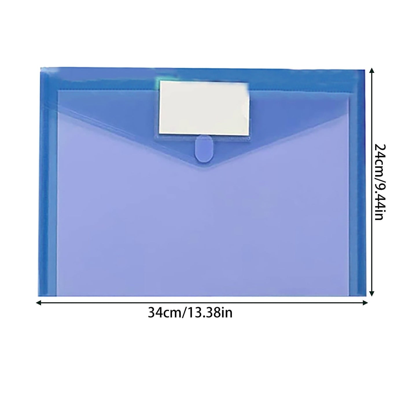 Zip Pencil 2 Pack Plastic Envelopes Poly Envelopes Sooez Clear Document Folders Us Letter A4 Size Newyear Arrival! Blue Purple