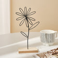 Leaf Decor Metal Golden Leaf Ornaments and Base Modern Simple Gold Leaf Table Sculpture for Living Room Bedroom Bookshelf Desktop Decoratio, Valentines Day Decorations: Desktop Ornament Black1