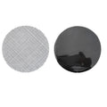 JWDX Strainers Clearance, Flowerpot Gasket Leakproof Earth Gasket Bottom Hole Gasket Bottom Plate Ceramic Flowerpot Breathable Proof Plastic Circular Mesh Gasket Black