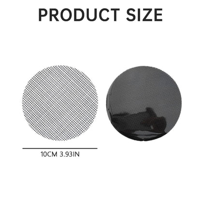 JWDX Strainers Clearance, Flowerpot Gasket Leakproof Earth Gasket Bottom Hole Gasket Bottom Plate Ceramic Flowerpot Breathable Proof Plastic Circular Mesh Gasket Black