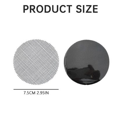 JWDX Strainers Clearance, Flowerpot Gasket Leakproof Earth Gasket Bottom Hole Gasket Bottom Plate Ceramic Flowerpot Breathable Proof Plastic Circular Mesh Gasket Black