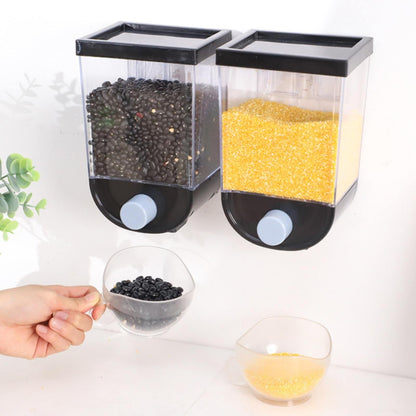JWDX Storage Containers Clearance, Cereal Dispenser Countertop Cereal Containers Storage 1.5L /1Lorganization and Storage Containers for Kitchen Dry Food Dispenser for Rice Grains Snack Oatmeal BK1