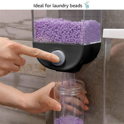 JWDX Storage Containers Clearance, Cereal Dispenser Countertop Cereal Containers Storage 1.5L /1Lorganization and Storage Containers for Kitchen Dry Food Dispenser for Rice Grains Snack Oatmeal BK1
