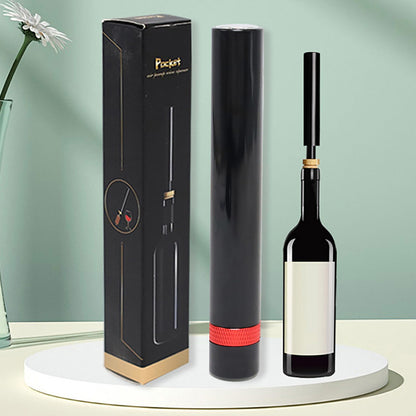 JWDX Bottle Opener Clearance, Innovative Needle Air Pressure Stylish Wine Opener Portable Home Quick Opening Tool Designed for Those Pursuing Taste. Red