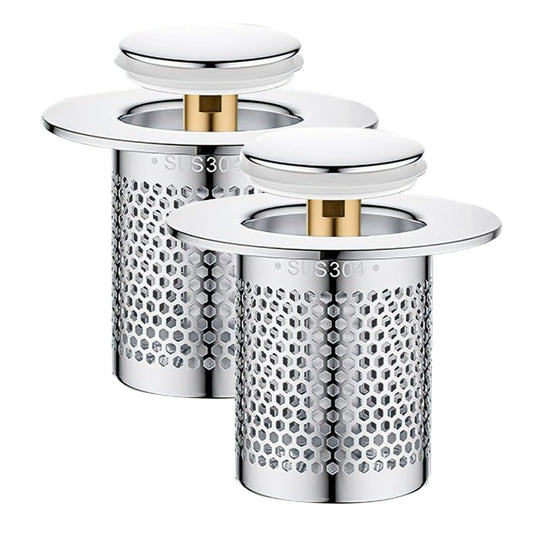 JWDX Drain Rack Clearance, Stainless Steel Floor Drain Filter 2025 New Bathtub Sink Strainer Up Sink Filter Rustproof Sink Strainer Bathroom Sink Strainer for Kitchen Bathtub B
