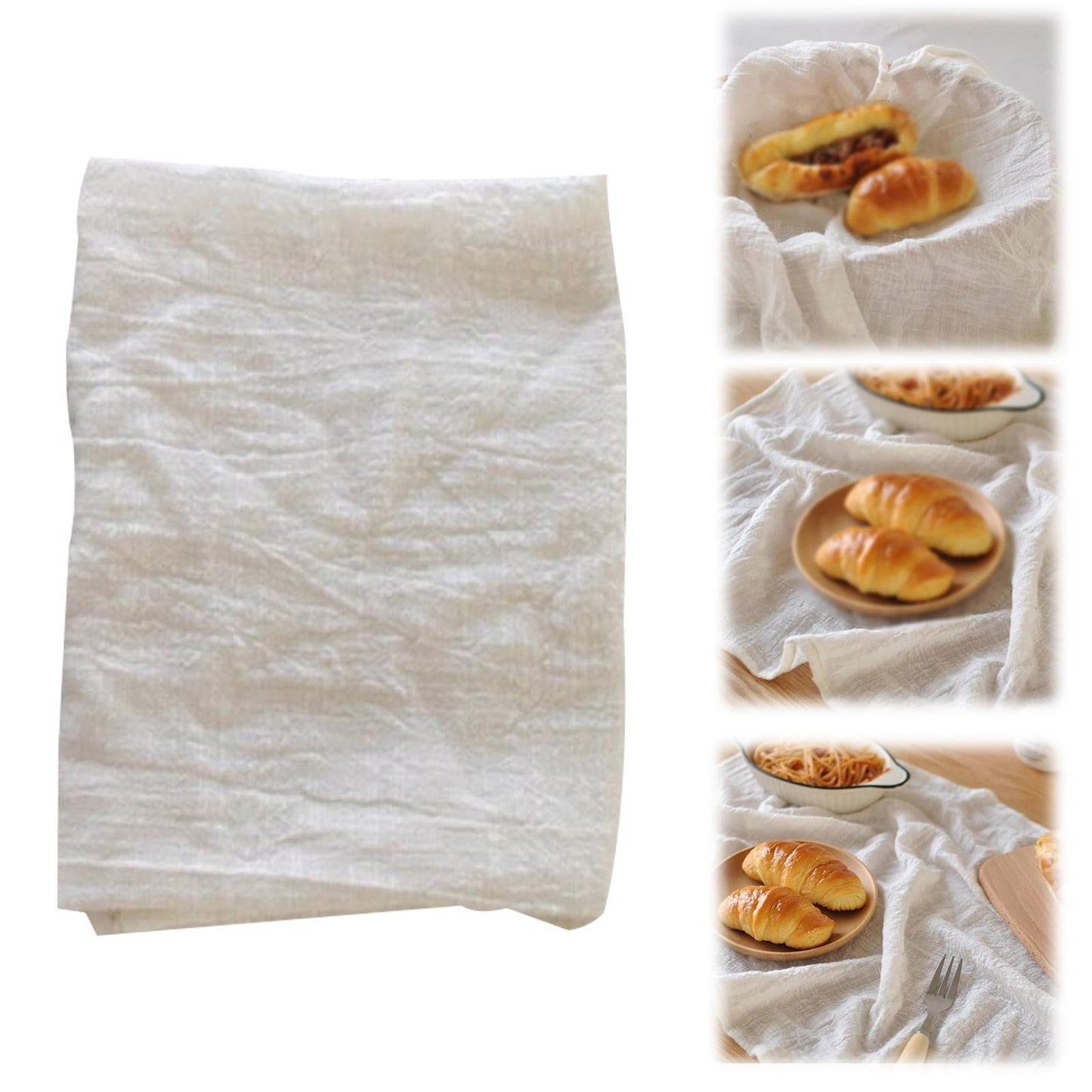 JWDX Placemat Clearance, Table Napkins Cloth Green Cotton Napkin Reusable Christmas Table Decor Napkins As shown