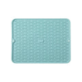 JWDX Placemat Clearance, Silicone Dish Drying Mat 2025 New Kitchen Sink Silicone Draining Mat Fast Drying Stone Sink Tray Heat Silicone Mat Easy Clean Raised Edge Holds Water B