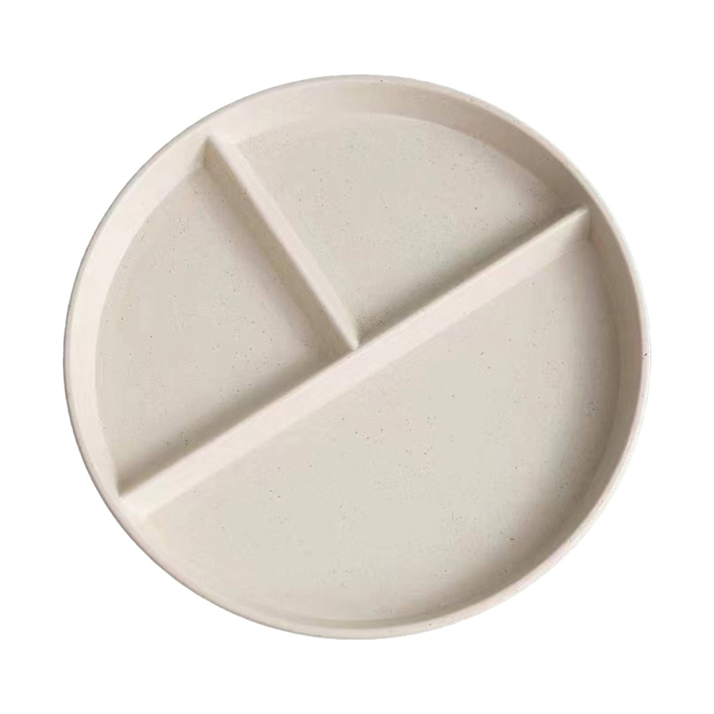 JWDX Tableware Clearance, Wheat Plates for Adults Reusable Dinnerware Set Kids Divided Plate Bariatric Plastic Salad Lunch Tray Microwave and Dishwasher BGA