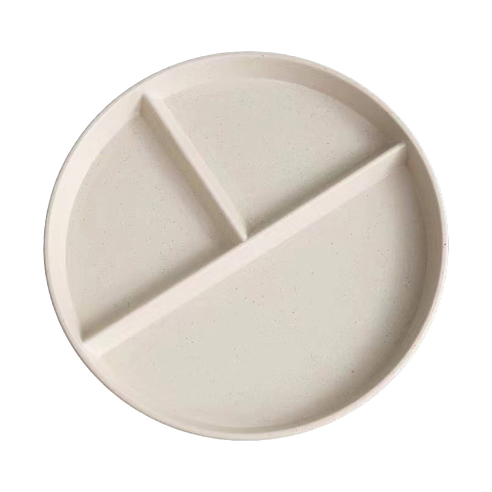 JWDX Tableware Clearance, Wheat Plates for Adults Reusable Dinnerware Set Kids Divided Plate Bariatric Plastic Salad Lunch Tray Microwave and Dishwasher BGA
