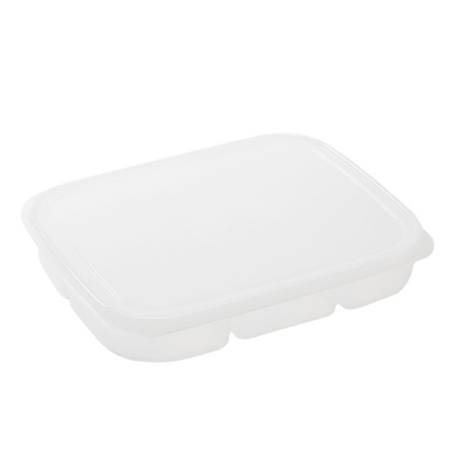 JWDX Food Storage Clearance, Divided Veggie Tray with Lid Vegetable Storage Square Relish Serving Platter with 5/6 Compartment Snack Container A