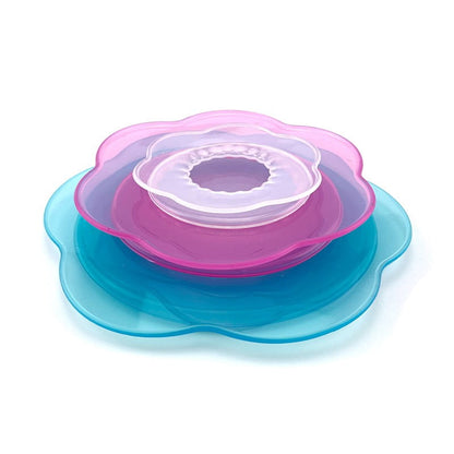 JWDX Closure Bags and Lids and Boxes Clearance, Multifunctional Petal Silicone Fresh Keeping Cover Silicone Elastic Stretch Cover Silicone Bowl Reusable Food Storage for Various Food Containers As shown