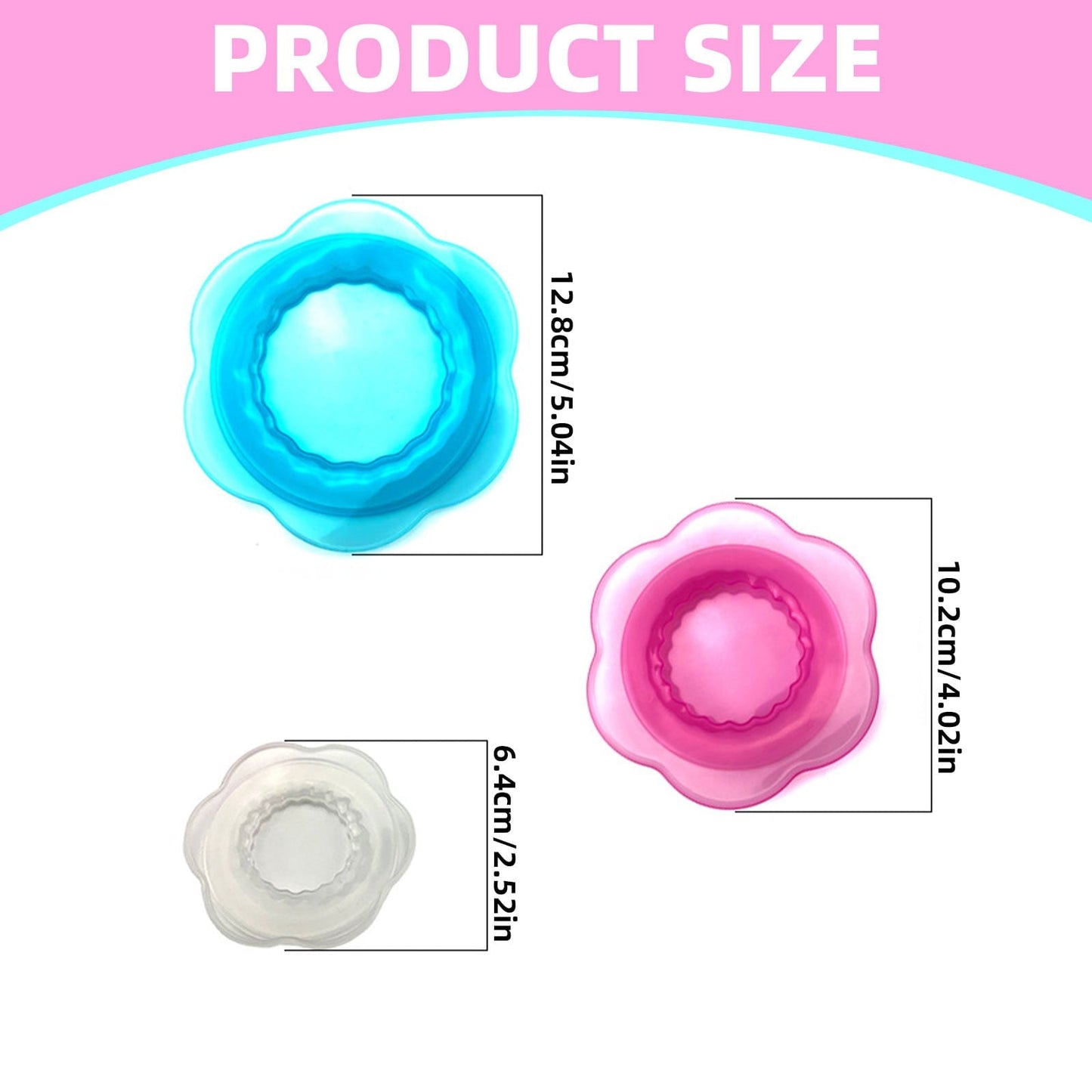 JWDX Closure Bags and Lids and Boxes Clearance, Multifunctional Petal Silicone Fresh Keeping Cover Silicone Elastic Stretch Cover Silicone Bowl Reusable Food Storage for Various Food Containers As shown