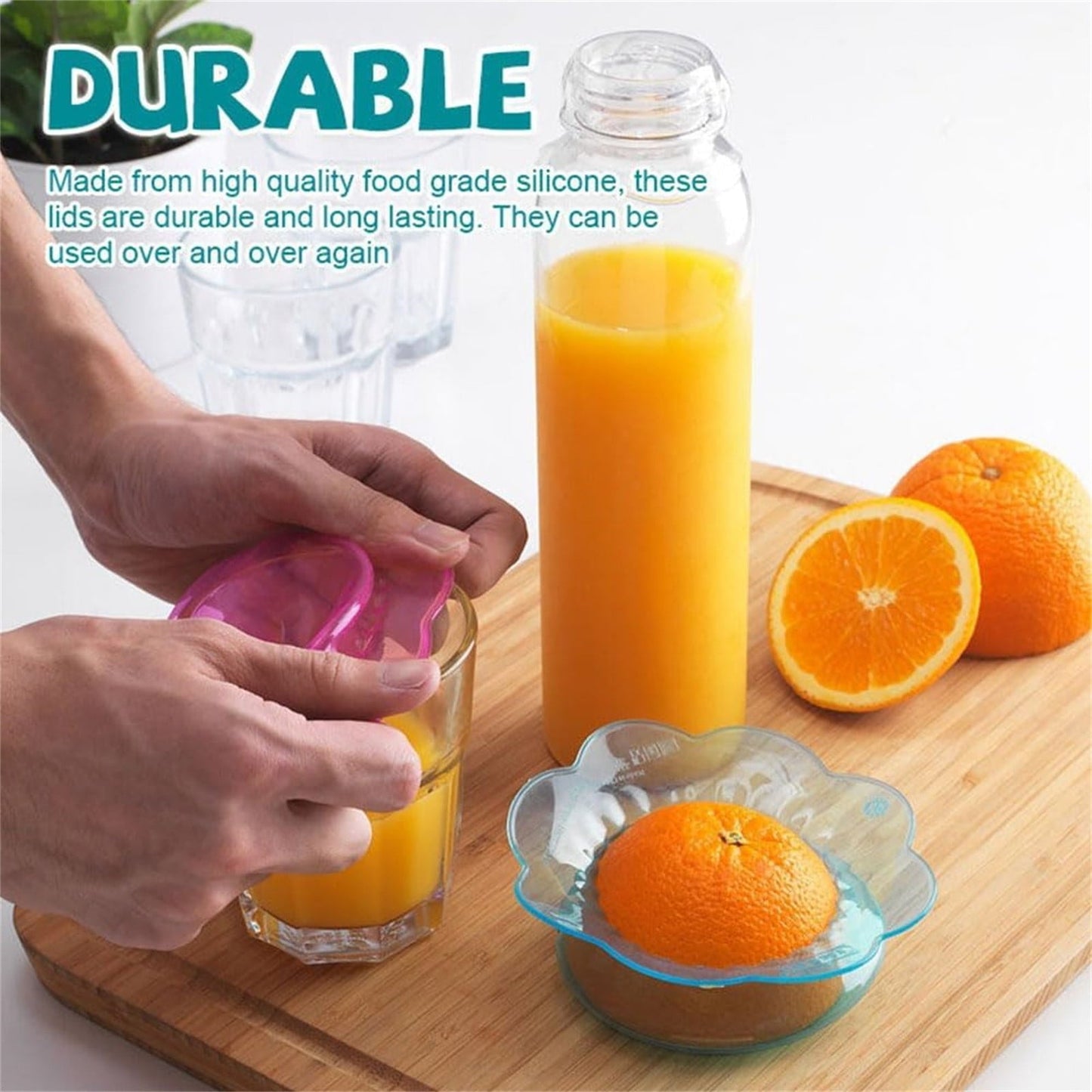 JWDX Closure Bags and Lids and Boxes Clearance, Multifunctional Petal Silicone Fresh Keeping Cover Silicone Elastic Stretch Cover Silicone Bowl Reusable Food Storage for Various Food Containers As shown