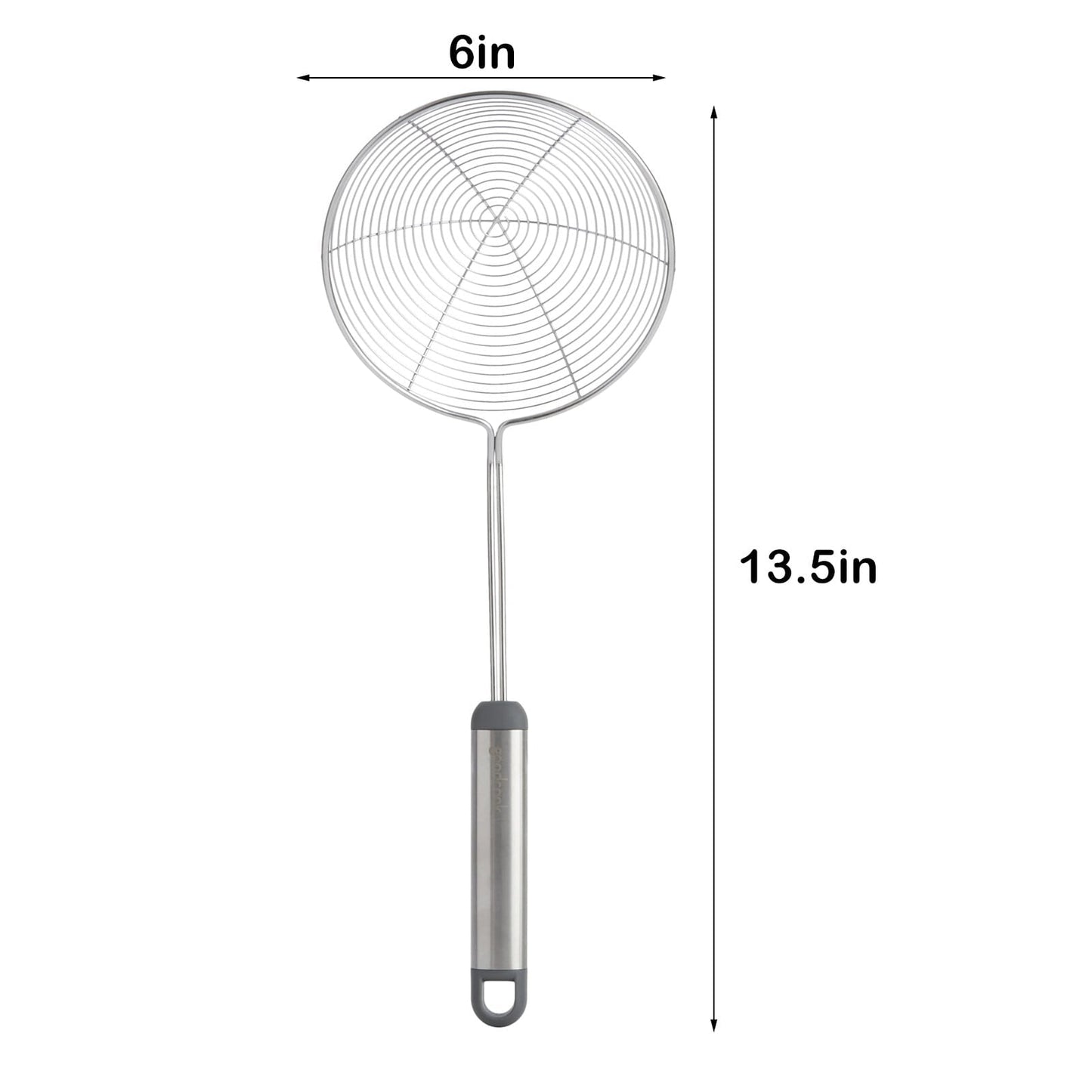 JWDX Strainers Clearance, Stainless Strainer for Cooking and Frying Kitchen Utensils Wire Strainer Pasta Strainer Spoon As shown