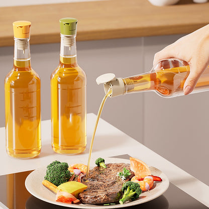JWDX Glass and Bottle Clearance, Pour Oil Nozzle Oil Bottle Nozzle Non Dripping Diversion Bottle Silicone Plug Olive Oil Bottle Stopper Cap Wine Bottle Stopper Cap A