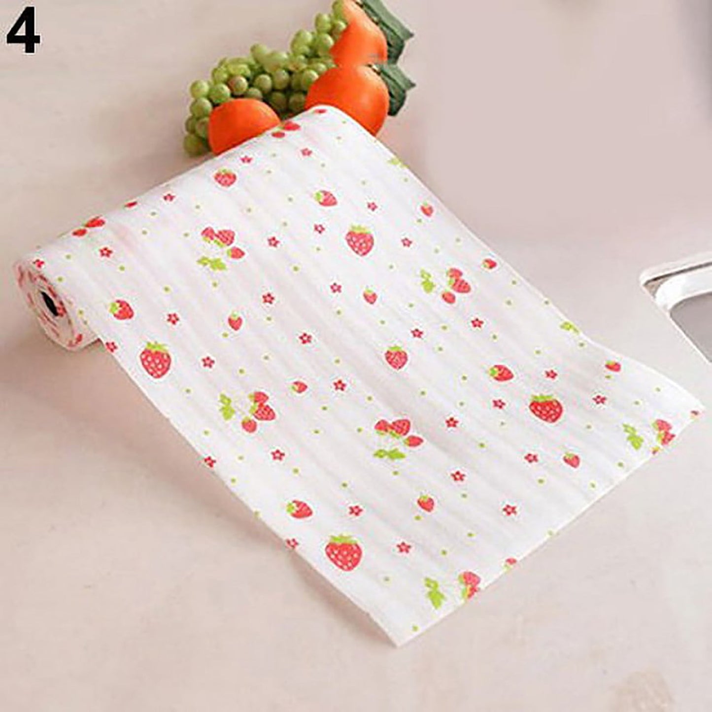 Eguiwyn Anti-Slip Countertop Mat Paper (White), 30*300cm Furniture Paper Removable Shelf Liner for Kitchen Cabinet Dresser Drawer Covering 11.81 × 118.11 inch/30cm×3m White