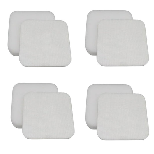 4Pc for Shark Eguiwyn (4 Pack) Foam & Filters for La502 La300 La301 La322 # Xffk320 Vacuum Cleaner Accessories One Size White