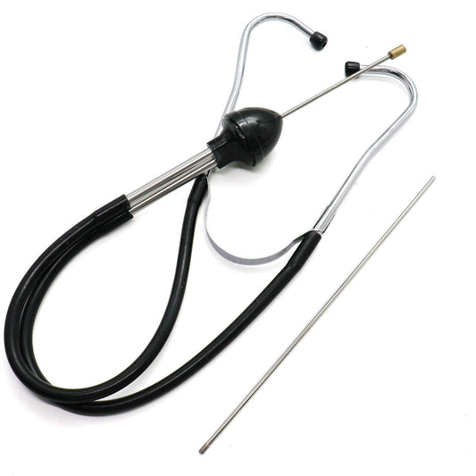 Garnish Gripper Mechanic's Stethoscope Automotive Engine Diagnostic Sensitive Hearing Tool for Cars, Trucks and Motorcycles,Black A418