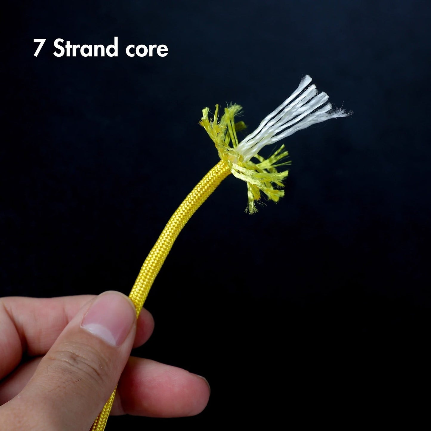 Jwdx Safety Rope*1 100 Foot 550Lbs Paracord Polyester Yellow Model 2156 Strong All Purpose Utility Rope – Camping Crafting Flag Pole Indoor & Outdoor One Size Yellow