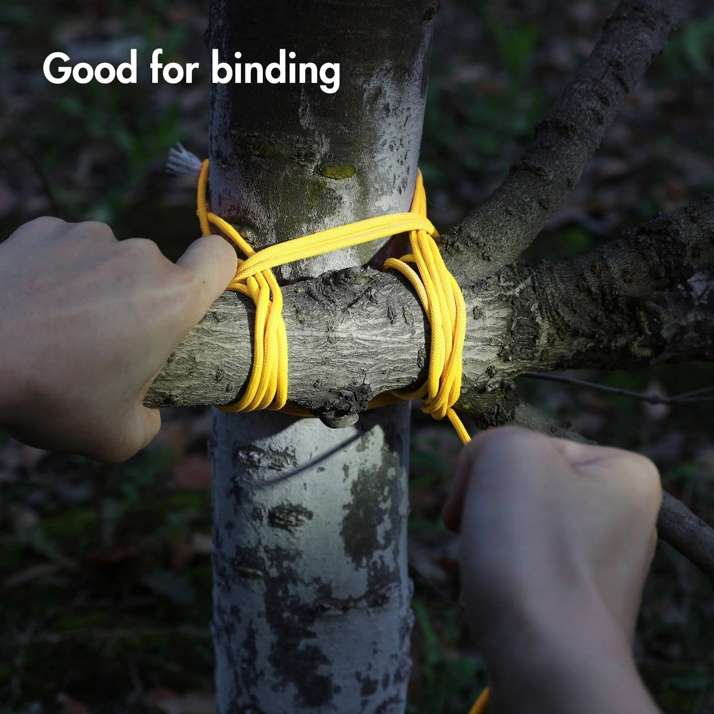 Jwdx Safety Rope*1 100 Foot 550Lbs Paracord Polyester Yellow Model 2156 Strong All Purpose Utility Rope – Camping Crafting Flag Pole Indoor & Outdoor One Size Yellow