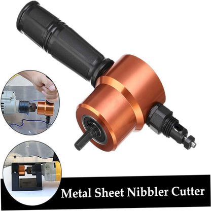 Metal Sheet Biting Machine 160A-Red Card-Mounted Nylon Model JWDX, 1 Sheet Metal Biting Machine Set Metal Sheet Nibbler Cutter Double Head Metal Sheet Cutter Hole Drill Attachment Paperboard Package One Size Silver
