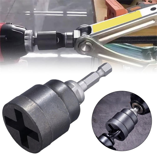 Special Socket Wrench for Jack JWDX, 1 Set of Jack Sockets Jack Socket Sleeve Adapter – Heavy Duty Stabilizer Jack Drill Adapter for Rv Trailer Vehicle – 1/2” Hex to 3/4” Square Drive Fit One Size Black