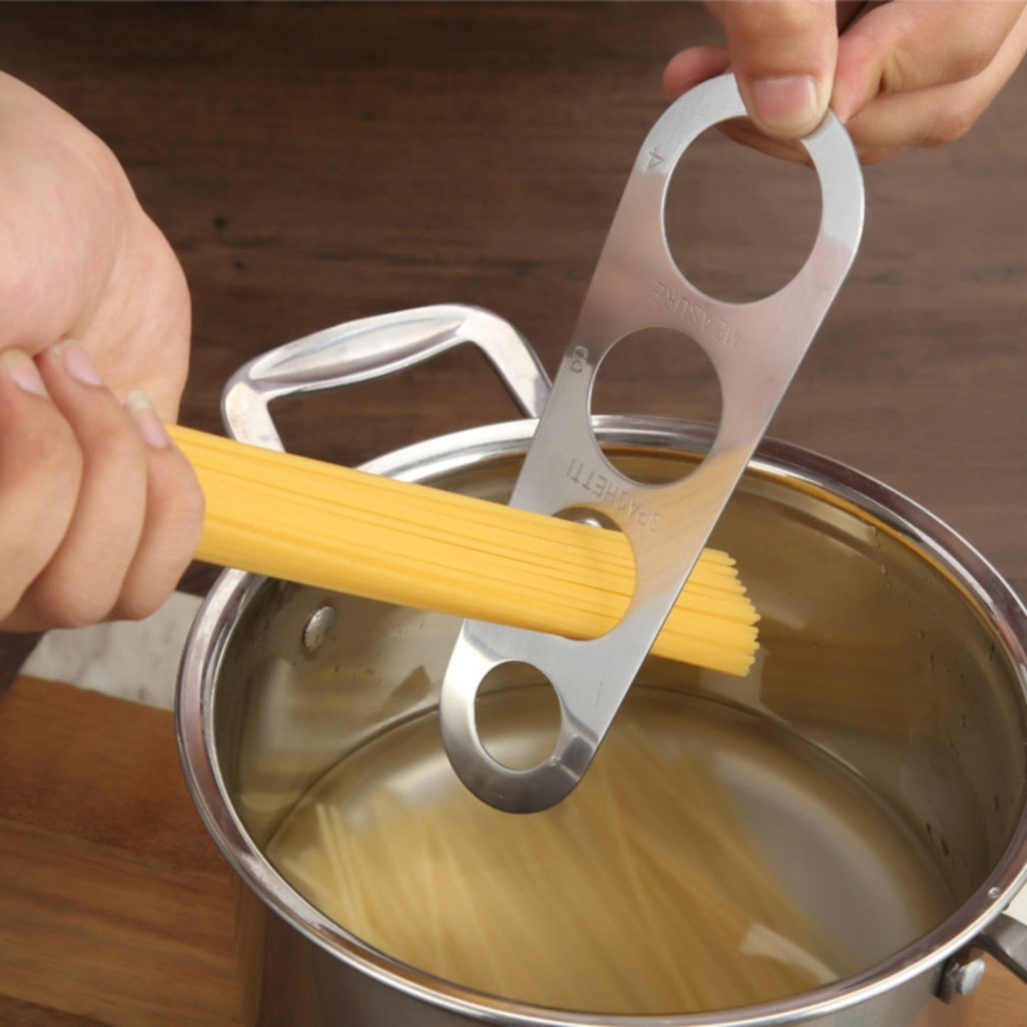Spaghetti Measuring Ruler Rose Gold JWDX, 1*Spaghetti Measuring Ruler Stainless Spaghetti Measurer Tool Quick Pasta Measuring Tool for Kitchen Cooking Tool Get the Perfect Portion One Size Blue