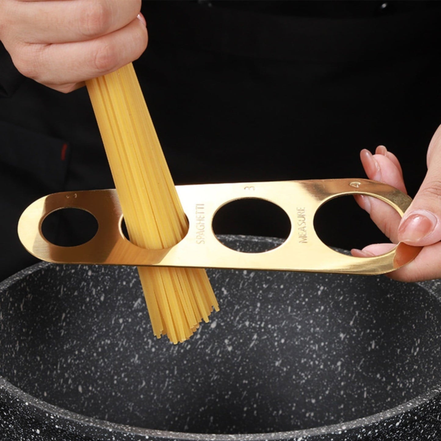 Spaghetti Measuring Ruler Rose Gold JWDX, 1*Spaghetti Measuring Ruler Stainless Spaghetti Measurer Tool Quick Pasta Measuring Tool for Kitchen Cooking Tool Get the Perfect Portion One Size Blue