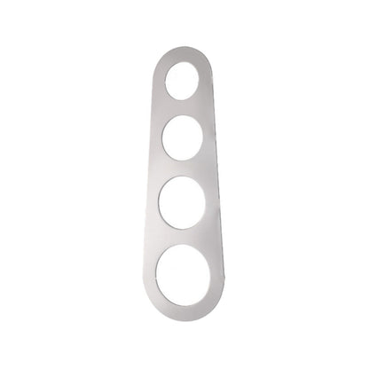 Spaghetti Measuring Ruler Rose Gold JWDX, 1*Spaghetti Measuring Ruler Stainless Spaghetti Measurer Tool Quick Pasta Measuring Tool for Kitchen Cooking Tool Get the Perfect Portion One Size Silver