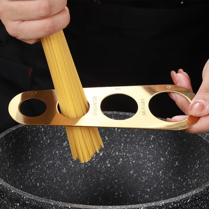 Spaghetti Measuring Ruler Rose Gold JWDX, 1*Spaghetti Measuring Ruler Stainless Spaghetti Measurer Tool Quick Pasta Measuring Tool for Kitchen Cooking Tool Get the Perfect Portion One Size Silver