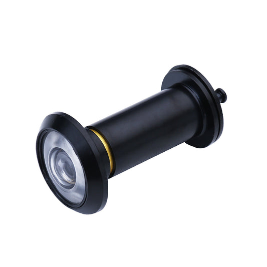 Black Cat-Eye Door Mirror JWDX, 1x Cat-Eye Door Mirror Home Optical Glass 220 Wide Angle Peephole Door Scope Viewer Door Viewer Door Scope with Heavy Duty Privacy Cover Wide Viewing Peephole One Size Black