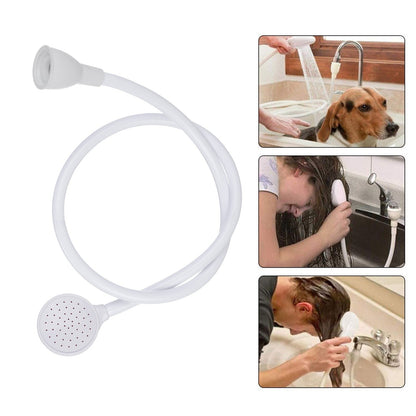 Portable Shampoo Sprayer Cleaning Tool Shower Head 1Pc Shower Spray Hose, Portable, Shower Head, Shampoo, Sprayer, Single Hose, Shower Hose JWDX 9.4" x 7.1" x 0.4" A