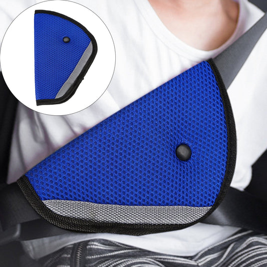 Seat Belt Safety Adjustment Blue A Seat Belt Safety Adjuster Holder Car Seat Belt Protector Adjuster For chǐld Baby kīds JWDX One Size Blue