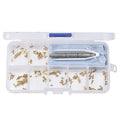 1 Set Of Glasses Screws A Set Of Eyeglass Screws 1 Set Glass Screws Screwdriver Kits Glasses Repair Kit Glasses Screws Tiny Screws For Glasses JWDX One Size Gold