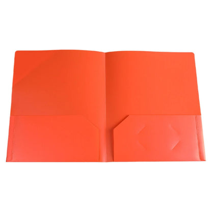 Double Insert File Bag File Bag Orange Jwdx Plastic Folders with Pockets Standard Letter Paper Folder 2 Business Card Slot Heavy Duty Scho-ǒl Examination Document Size Organizer stǔdənts Blue One Size Purple