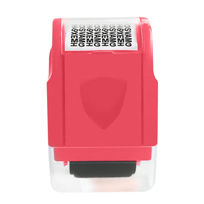 Roller Confidentiality Seal Rose Red 1Pc Confidentiality Seal Roller Stamp Identity Privacy Id Confidential Guard Data Preservation Roller Confidentiality Seal 3Ml JWDX One Size Rose Red.