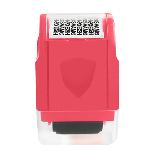 Roller Confidentiality Seal Rose Red 1Pc Confidentiality Seal Roller Stamp Identity Privacy Id Confidential Guard Data Preservation Roller Confidentiality Seal 3Ml JWDX One Size Rose Red.