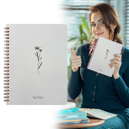 Flower Notebook B Jwdx Notebook for Recording Aesthetic Notebook Cute College Ruled 8X6 Journal/Notebook with Large Pockets and Lined Pages Perfect Supplies to Stay Organized At Work or Scho-ǒl One Size B