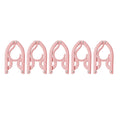 Folding Clothes Hanger Pink 5Pcs Jwdx Travel Foldable Hangers Update Portable Plastic Hanger Travel Accessories Must Haves Clothes Drying Rack Folding Hanger for Traveling Camping Flying Rv One Size Pink