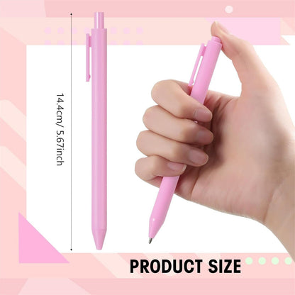 JWDX Hot Clearance! Ballpoint Pens Retractable Comfortable Writing Pens Cute Back to Schǒ-ǒl in Medium Point 1.0 Mm for Teacher stǔdənt Bridal Shower 5Ml, 1 Ballpoint Pen Pink Push ballpoint pen Green