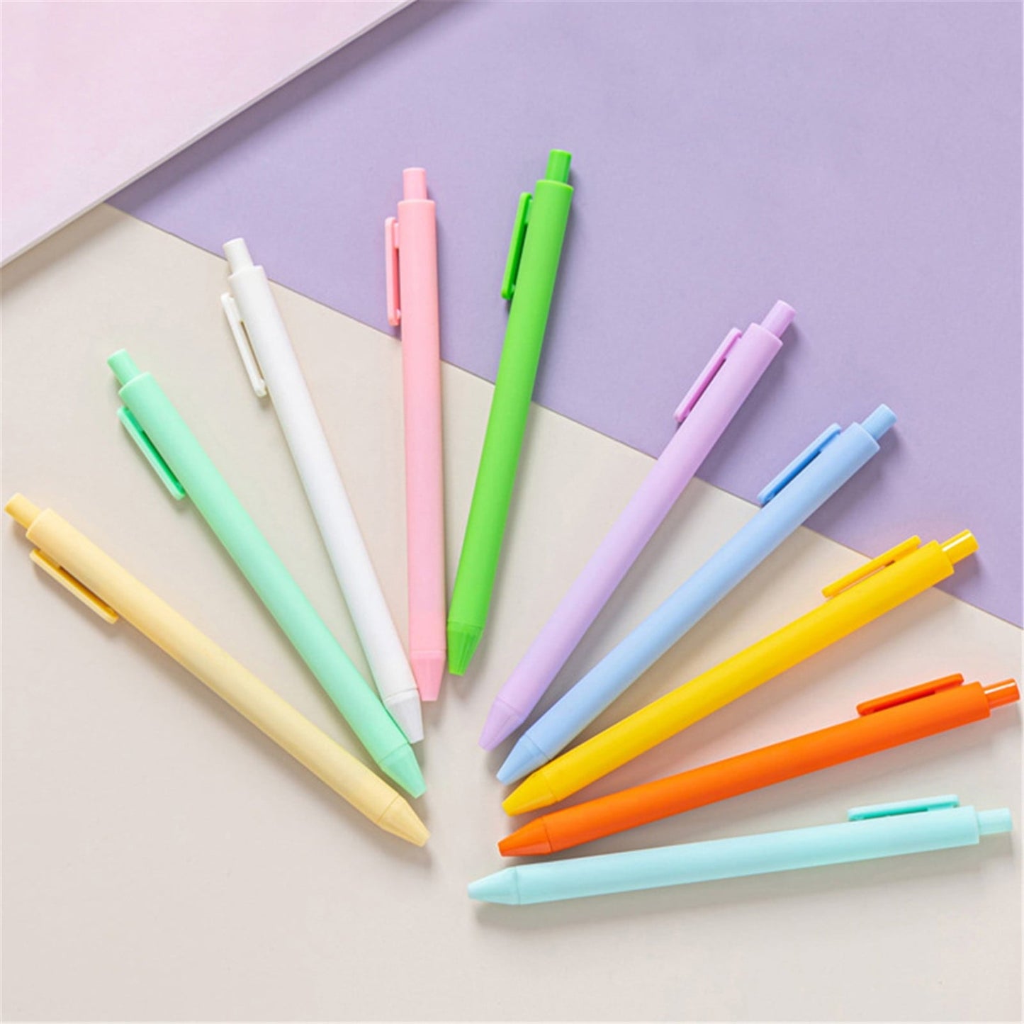 JWDX Hot Clearance! Ballpoint Pens Retractable Comfortable Writing Pens Cute Back to Schǒ-ǒl in Medium Point 1.0 Mm for Teacher stǔdənt Bridal Shower 5Ml, 1 Ballpoint Pen Pink Push ballpoint pen Green