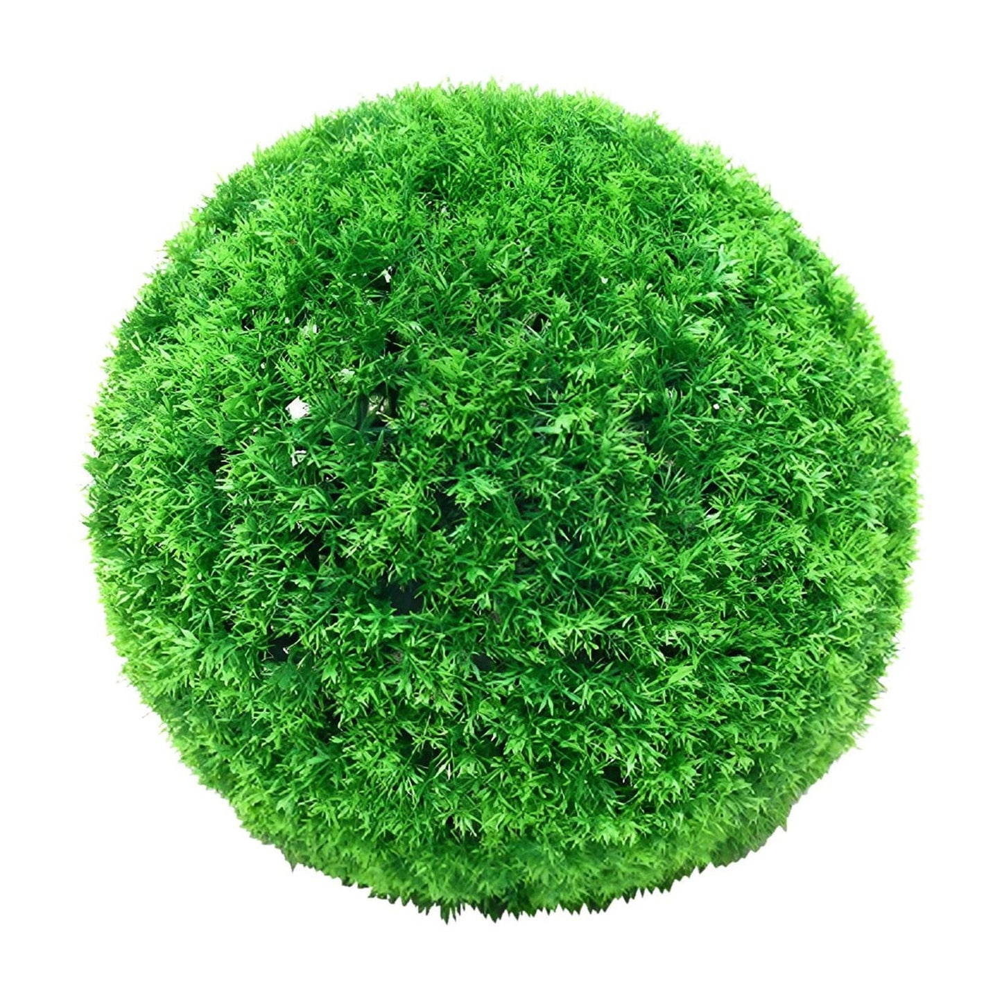 LGCASL Simulation Artificial Plant Topiary Faux Decorative for Garden Backyard Balcony and Home Décor, Pine Needle Grass Ball*1 W (Outer Diameter 13cm) Simulation plant grass ball pine needles AA (Outer diameter 36cm)
