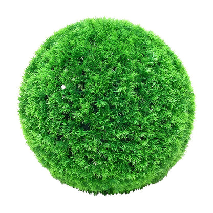 LGCASL Simulation Artificial Plant Topiary Faux Decorative for Garden Backyard Balcony and Home Décor, Pine Needle Grass Ball*1 W (Outer Diameter 13cm) Simulation plant grass ball pine needles AB (Outer diameter 48cm)